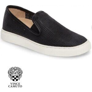 Vince Camuto Perforated Leather Sneakers, Sz 7 1/2